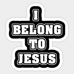 I Belong To Jesus Sticker